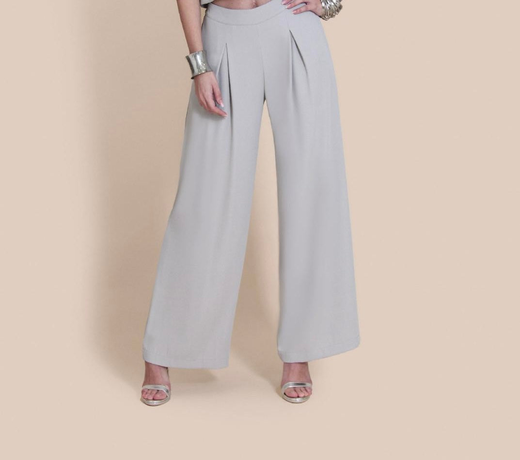 Pleated Black Soft Pants