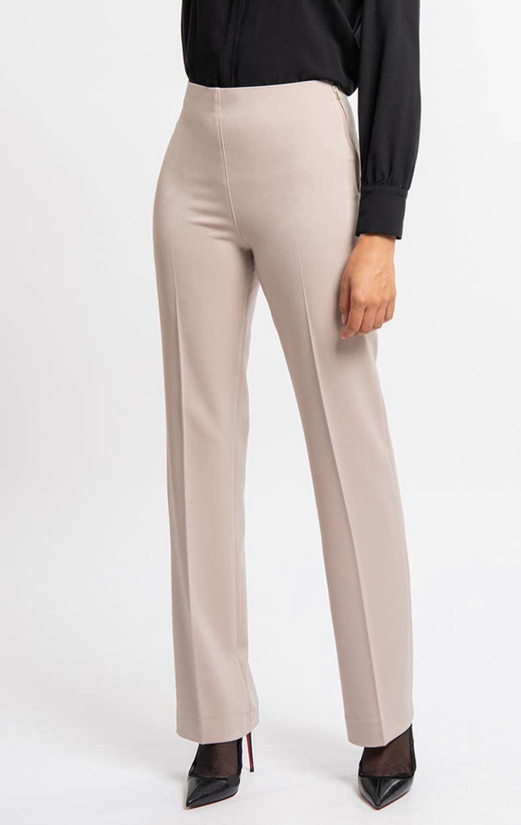 Crepe Classic White Pants - Eurockk.com