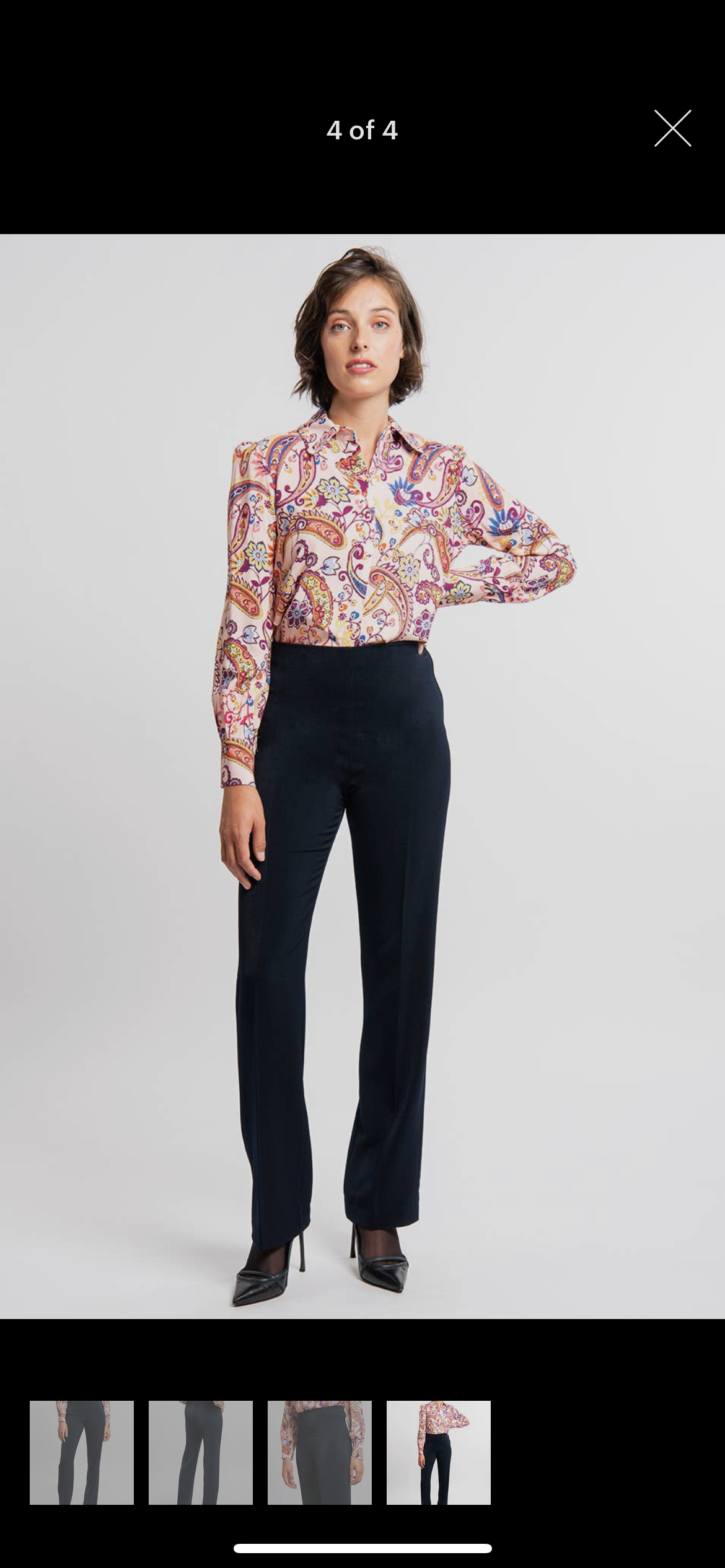 Crepe Classic Black Pants - Eurockk.com