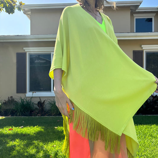 Colorful Knit Cape