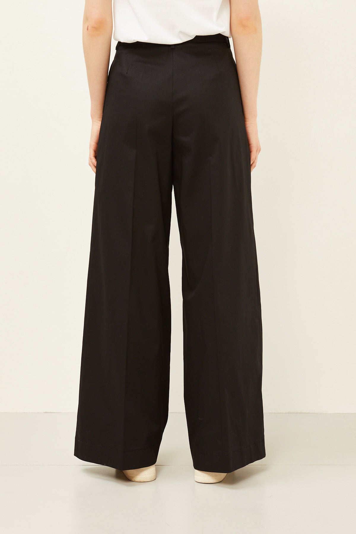 Pleated Black Pants